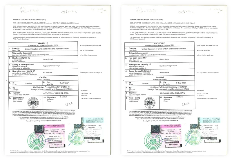 Medical Certificate Attestation